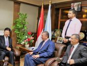 فيديو وصور.. محافظ كفر الشيخ يستقبل وزير صينى لبحث زراعة الأرز بالمياه المالحة