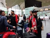 صور.. شقيق صلاح وأسر اللاعبين فى روسيا لحضور مباراة مصر والسعودية