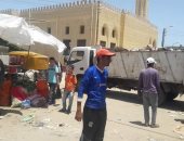 حملة نظافة وإنارة بشوارع مدينة بئر العبد فى شمال سيناء (صور)