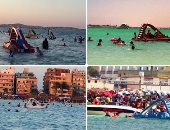 فيديو وصور.. المصطافون يهربون من الحر باللجوء لشواطئ ومصايف مطروح والساحل الشمالى.. توقعات بزيادة الإقبال عقب انتهاء امتحانات الثانوية العامة.. وارتفاع نسب الحجوزات بالفنادق والمنتجعات بيوليو وأغسطس المقبلين