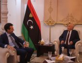رئيس مجلس النواب الليبى يبحث مع سفير إيطاليا سبل إجراء الانتخابات فى ليبيا 