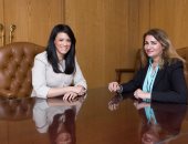 وزيرة السياحة تلتقى دينا الظاهر مديرة إدارة النقل بجامعة الدول العربية