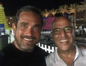 أمير كرارة ينشر صورة مع أشرف عبد الباقى ويعلق: هو فى أحلى من كده