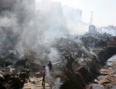 ننشر الصور الأولى لحريق شب فى سوق بنيروبى يسفر عن مصرع 15 شخصا وإصابة 70