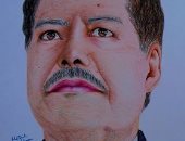 قارئ يشارك "اليوم السابع" بموهبته فى رسم عدد من المشاهير