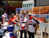فيديو.. إحدى المشاركات فى احتفالات المصريين بالثورة فى أمريكا:"تحيا مصر" 