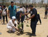 وزارة البيئة تشارك فى فعاليات مبادرة شجرها لزراعة500 شجرة مثمرة بـ6 أكتوبر