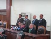 شاهد لحظة النطق بقرار الحكم على بديع و738 متهما بـ"فض اعتصام رابعة"