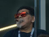 جنون مارادونا يخطف الأضواء فى كأس العالم 2018.. فيديو وصور