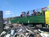 ضبط سائق وتاجر خردة بحوزتهما أغطية بالوعات مسروقة ببورسعيد