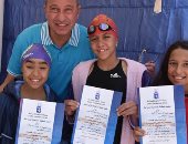 صور.. الخطيب يتابع بطولة القاهرة للسباحة فى مدينة نصر