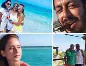 نجوم على البحر.. محمد الننى يودع أحزان المونديال بإجازة فى المالديف.. كارول سماحة مع العائلة فى الساحل.. نيللى كريم تتعلم ركوب الأمواج.. منة فضالى فى مارينا.. العسيلى مع زوجته فى اليونان.. وساندى فى باريس