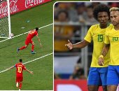 حصاد اليوم من كأس العالم 2018.. البرازيل تقصى المكسيك وتتأهل لربع النهائى.. بلجيكا تنهى مغامرة اليابان بريمونتادا تاريخية.. نيمار وهازارد نجما المباراتين.. ومباراة مرتقبة بين السيليساو والشياطين الحمر الجمعة