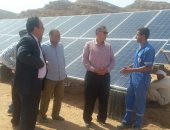 صور.. محطة للطاقة الشمسية بوادى أبو غراقد بتكلفة 5 ملايين جنيه بمدينة أبو رديس