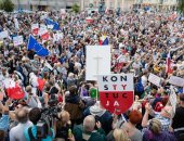 صور.. مظاهرات فى بولندا احتجاجا على تعديل قانون التقاعد