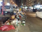صور..انتشار القمامة فى شارع البيطاش بالإسكندرية والأهالى يستغيثون