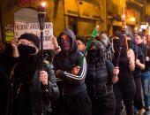 آلاف الإسبانيات يتظاهرن فى "بامبلونا" للمطالبة بحقوق المرأة
