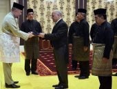 صور.. ملك ماليزيا يتسلم أوراق اعتماد السفير المصرى الجديد