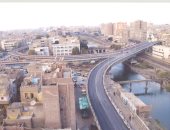 إغلاق كوبرى محمد بدوى بمدينة المنيا لصيانة الفواصل