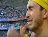 فيديو.. مشجع سويدى يبكى بعد وداع مونديال روسيا