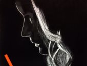 قارئة تشارك بموهبتها فى الرسم.. وتؤكد: تركت الشغل الممل واتجهت لمهنة أحبها