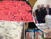 صور.. الأدوية والأقراص المخدرة يتصدران عمليات التهريب بمطار القاهرة.. سيدة تستغل زوجها "القعيد" لتهريب مخدرات بكرسيه المتحرك.. وراكب يهرب أدوات جراحة عيون بـ4 ملايين جنيه.. وضبط 1300 قرص ترامادول فى بطرمان "مش"