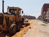 محافظ القليوبية: بدء رصف الطرق الجانبية بترعة الباسوسية بالقناطر الخيرية