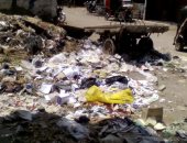 صور.. القمامة تحاصر المبانى الحكومية بالحى الغربى بشبين الكوم