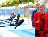 صور.. رئيسة كرواتيا تغيب عن نصف نهائى المونديال بسبب الناتو