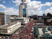 صور..مسيرة فى زيمبابوى للمطالبة بانتخابات حرة ونزيهة