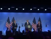 فيديو وصور.. ترامب: زعماء الناتو شكرونى على قمة بوتين.. أسعى لعالم خالى من الحروب