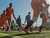 فريق مبتورى الساق لكرة القدم فى غزة يتحدى إسرائيل ويطلق أول تمارينه 