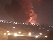 فيديو.. انفجار محطة وقود خارج مطار القاهرة