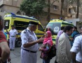 صور.. الصحة: 34 مصابًا فى حادث قطار المرازيق.. والوزيرة تتوجه لمستشفى الهرم