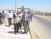 صور.. محافظ المنيا يفتتح أعمال تطوير المدخل الشمالى للمدينة