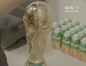 شاهد.. وصول كأس العالم إلى ملعب مباراة فرنسا وكرواتيا