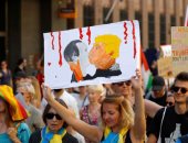 احتجاجات حاشدة فى فنلندا ضد ترامب قبل قمة هلسنكى مع بوتين