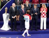 شاهد.. كرواتيا تتوج بالميدالية الفضية كوصيف كأس العالم 2018