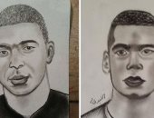 قارئ يشارك بصور لـ"مبابى وبوجبا" لاعبى منتخب فرنسا بعد الفوز بكأس العالم