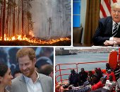 صور.. العالم هذا المساء.. ترامب يتراجع و يقر بتدخل الروس بالانتخابات الرئاسية 2016.. حرائق تجتاح عدة غابات بالسويد والسلطات تناشد السكان بإغلاق النوافذ.. فيضانات عارمة تضرب الفلبين وشلل بالحركة المرورية