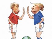 شاهد.. كيف علق كاريكاتير إسرائيلى على قمة "بوتين ـ ترامب"