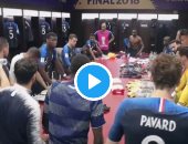 شاهد.. محاضرة بوجبا التحفيزية للاعبى فرنسا قبل نهائى كأس العالم