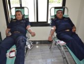 مديرية أمن الإسكندرية تنظم حملة للتبرع بالدم بمشاركة الضباط والمجندين