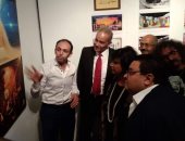 صور.. وزير الثقافة ورئيس الإنتاج الثقافى يفتتحان المعرض الرابع لمصممى سينوجرافيا المسرح