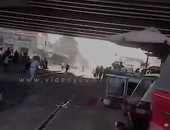 فيديو.. قارئ يرصد حالة الفوضى تحت كوبرى العامرية بالإسكندرية