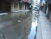 مياه الصرف الصحى تقتحم المنازل بشارع مسجد الطيار بالإسكندرية