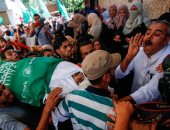 الفلسطينيون يشيعون جثامين شهداء القصف الإسرائيلى على قطاع غزة - صور