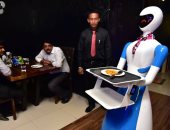 مطعم هندى يستعين بـ5 روبوتات لتقديم الطعام للزبائن بدلا من الندلاء