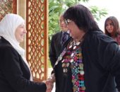 إيناس عبد الدايم تبحث مع رندة برى وبهية الحريرى سبل التعاون بين مصر ولبنان