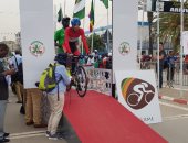 يوسف زكى يحصد ذهبية الدراجات بدورة الألعاب الأفريقية فى الجزائر